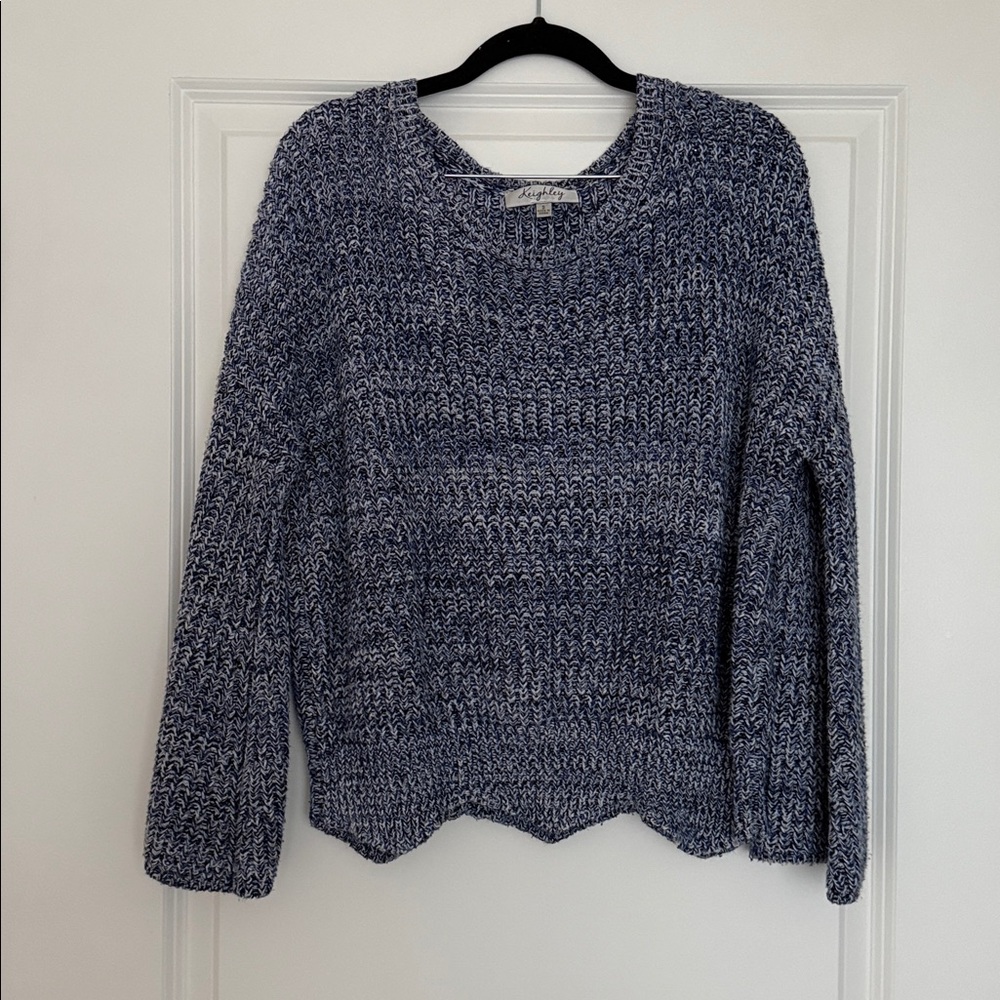 Blue Knit Sweater south moon under